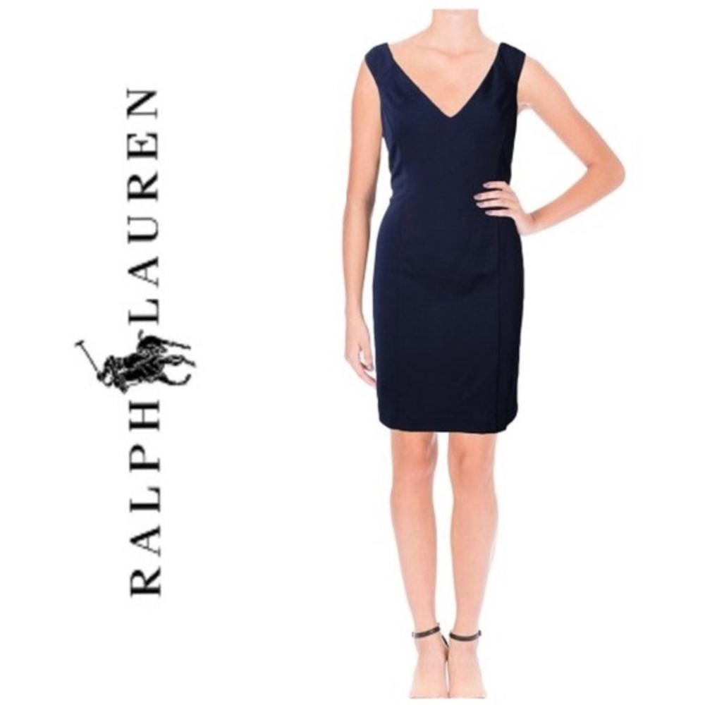 RALPH LAUREN navy dress
